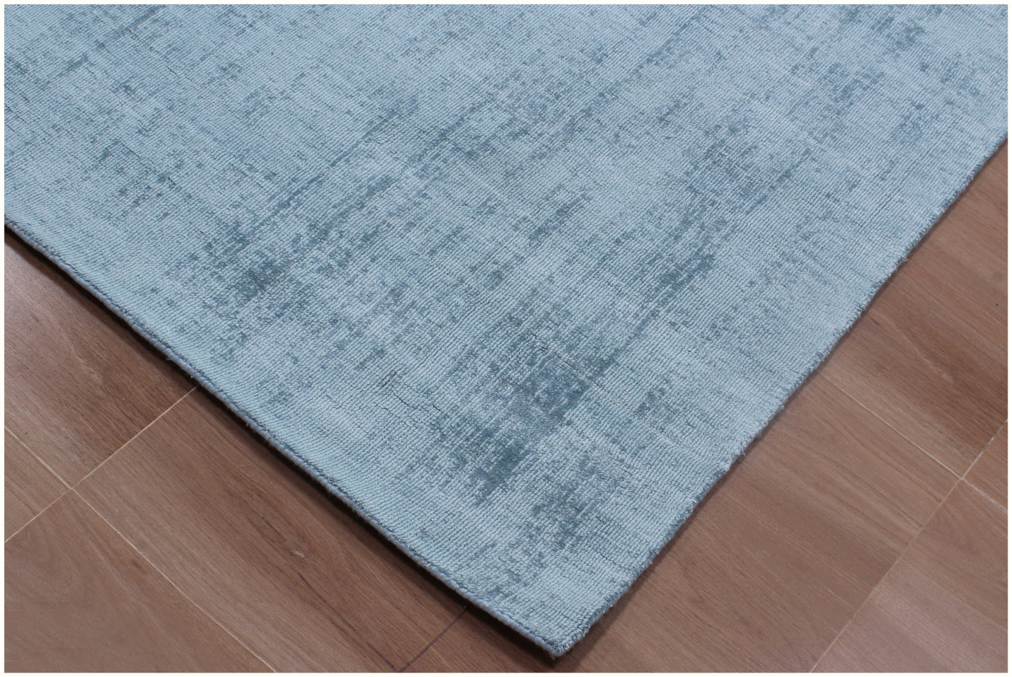 9 x 12 Denim Blue Hand Loomed Rug