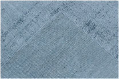 9 x 12 Denim Blue Hand Loomed Rug