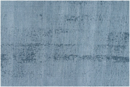 9 x 12 Denim Blue Hand Loomed Rug