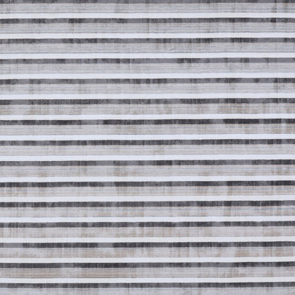 9 x 12 Brown & Ivory Striped Hand Loomed Rug