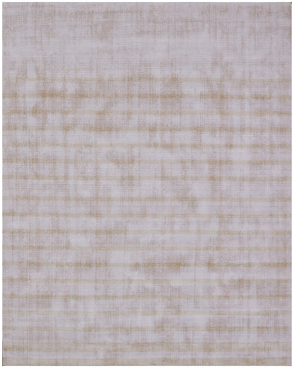 9 x 12 Camel Striped Hand Loomed Rug