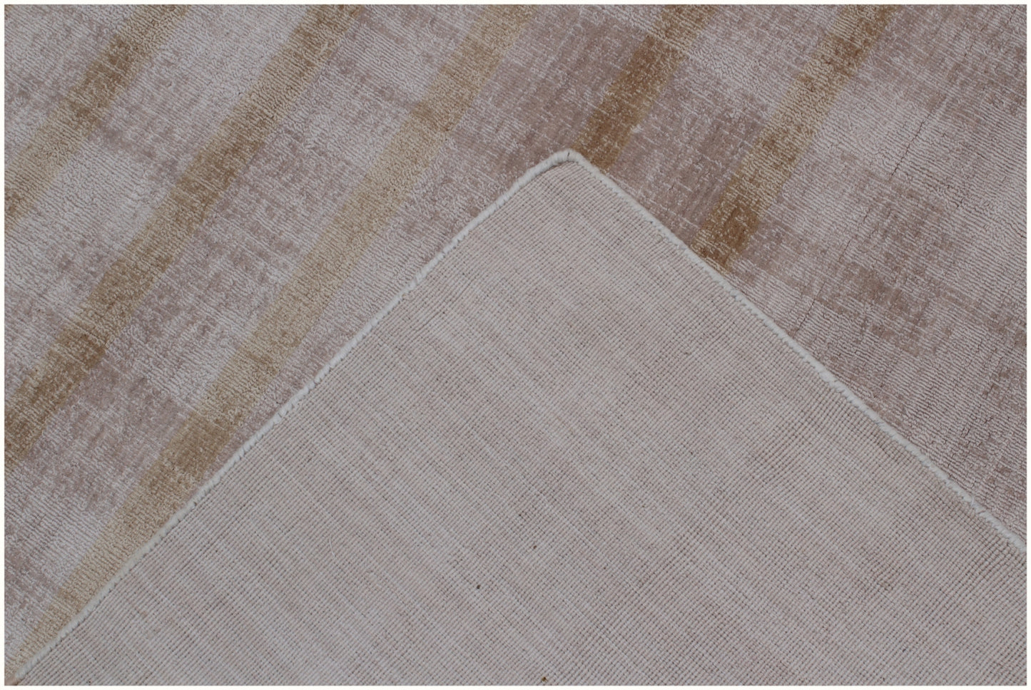 9 x 12 Camel Striped Hand Loomed Rug