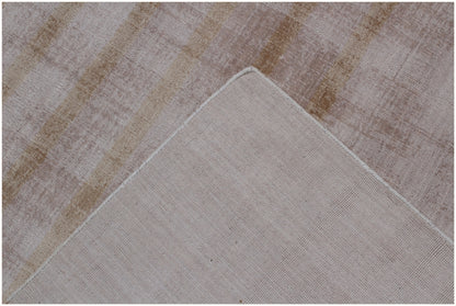 9 x 12 Camel Striped Hand Loomed Rug