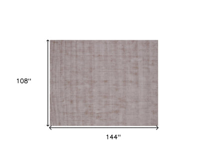 9 x 12 Camel Hand Loomed Rug