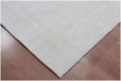 9 x 12 Ivory Hand Loomed Rug