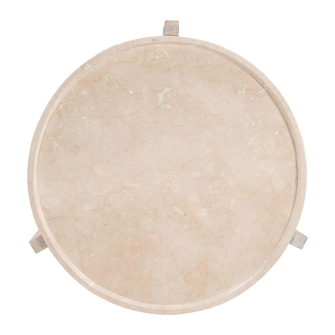 Natural Genuine Marble & Marble Round Coffee Table image 6