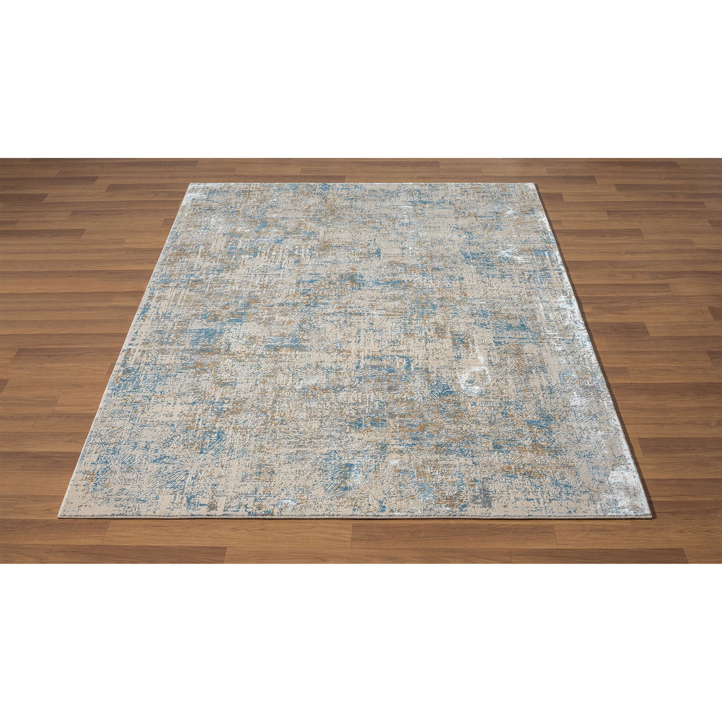 4 x 6 Blue & Gray Rug