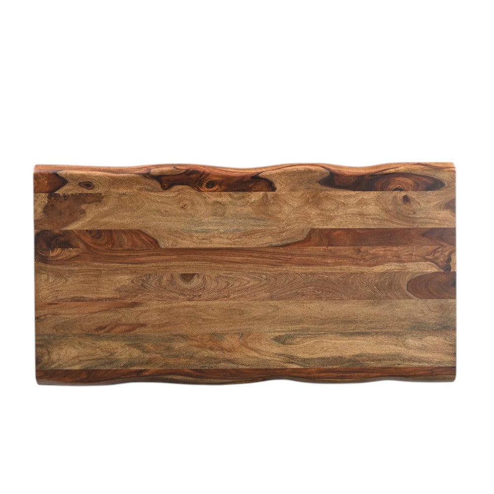 Brown Solid Wood Live Edge Coffee Table image 5