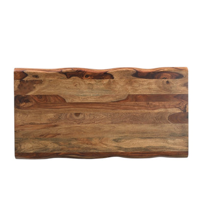 Brown Solid Wood Live Edge Coffee Table image 5