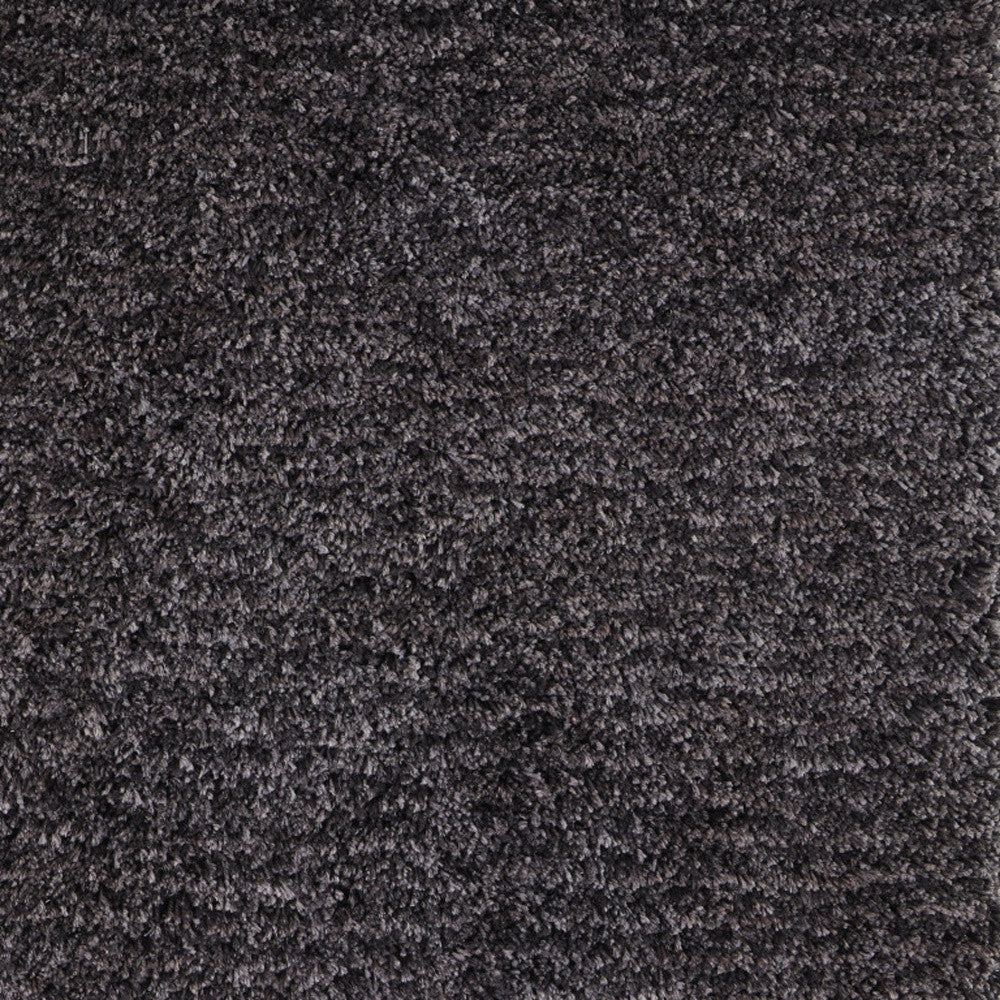 8 x 10 Black Shag Hand Tufted Rug