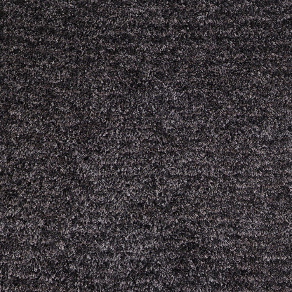 9 x 12 Black Shag Hand Tufted Rug