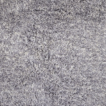 8 x 10 Gray Shag Hand Tufted Rug