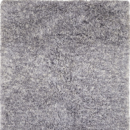 9 x 12 Gray Shag Hand Tufted Rug