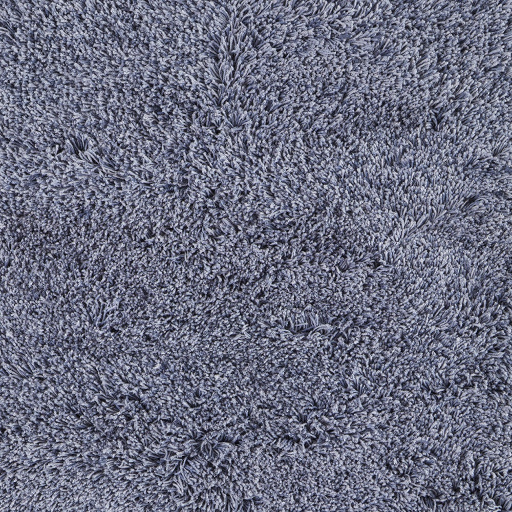 9 x 12 Blue Shag Hand Tufted Rug