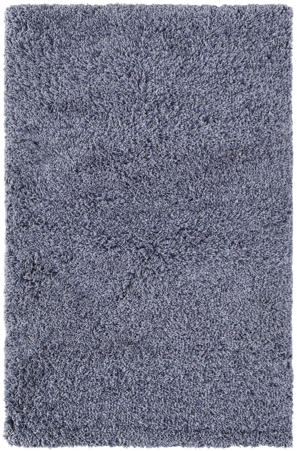 9 x 12 Blue Shag Hand Tufted Rug