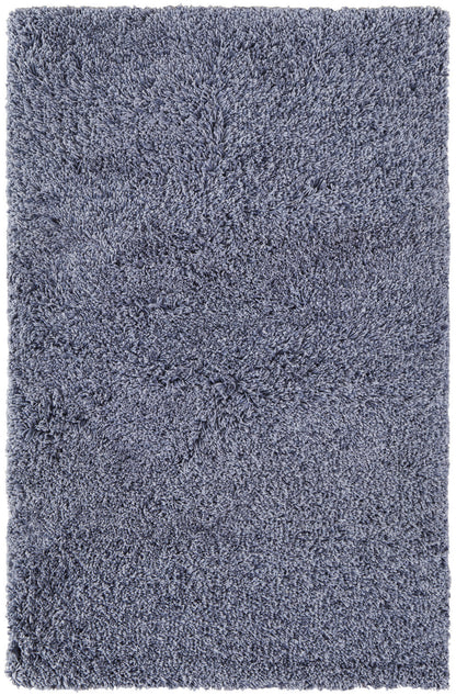 9 x 12 Blue Shag Hand Tufted Rug