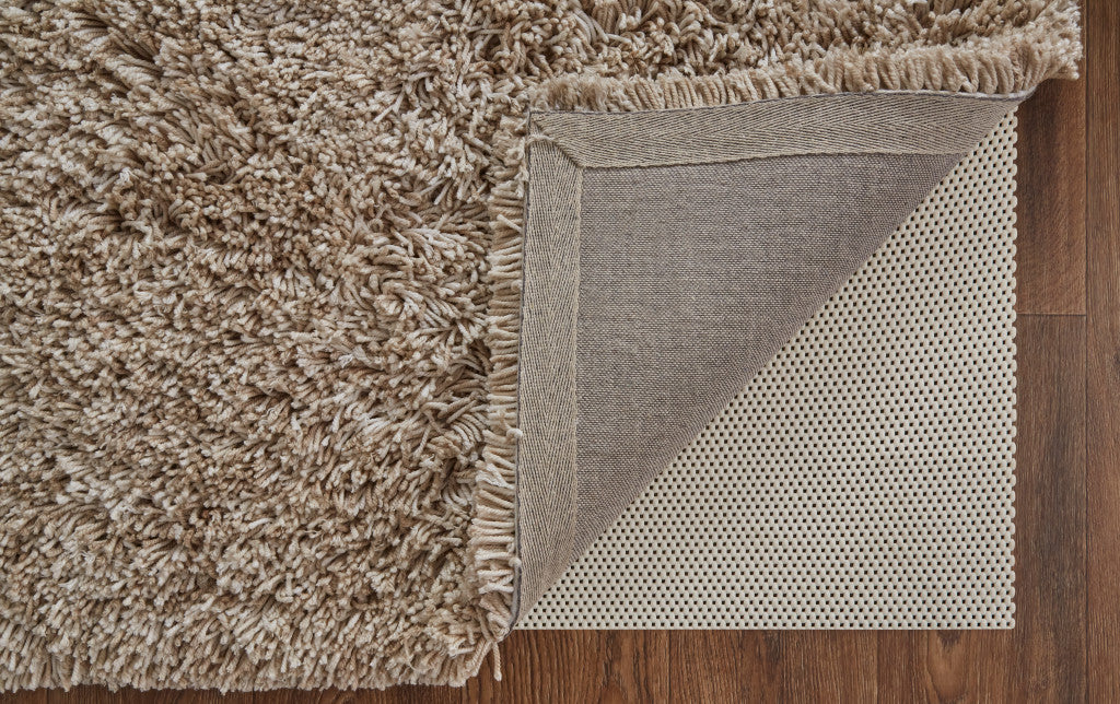 8 x 10 Gray Shag Hand Tufted Rug