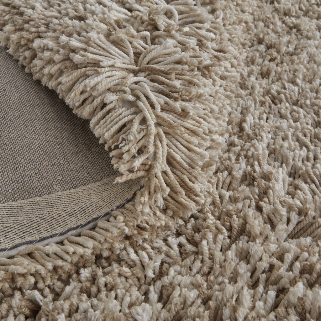 8 x 10 Gray Shag Hand Tufted Rug