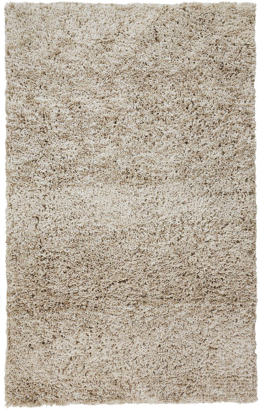 8 x 10 Gray Shag Hand Tufted Rug