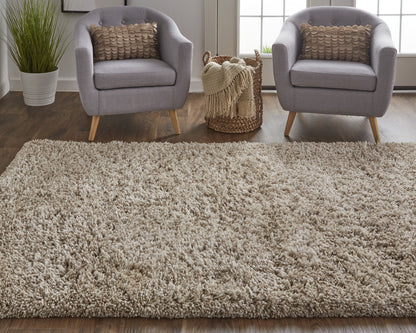 9 x 12 Gray Shag Hand Tufted Rug