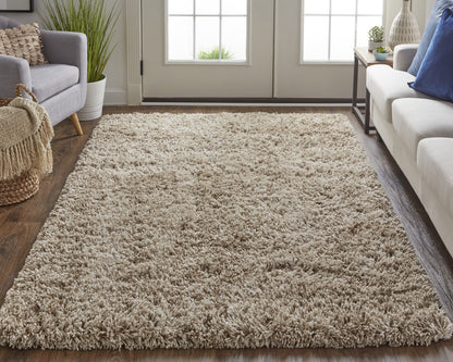 9 x 12 Gray Shag Hand Tufted Rug