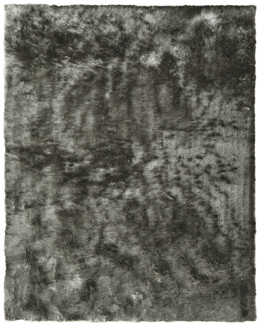 8 x 10 Green Shag Hand Tufted Rug