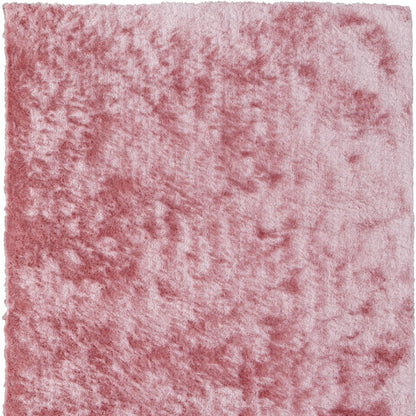 8 x 10 Pink Shag Hand Tufted Rug