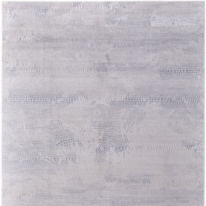 10 x 13 Gray & Ivory Power Loom Rug