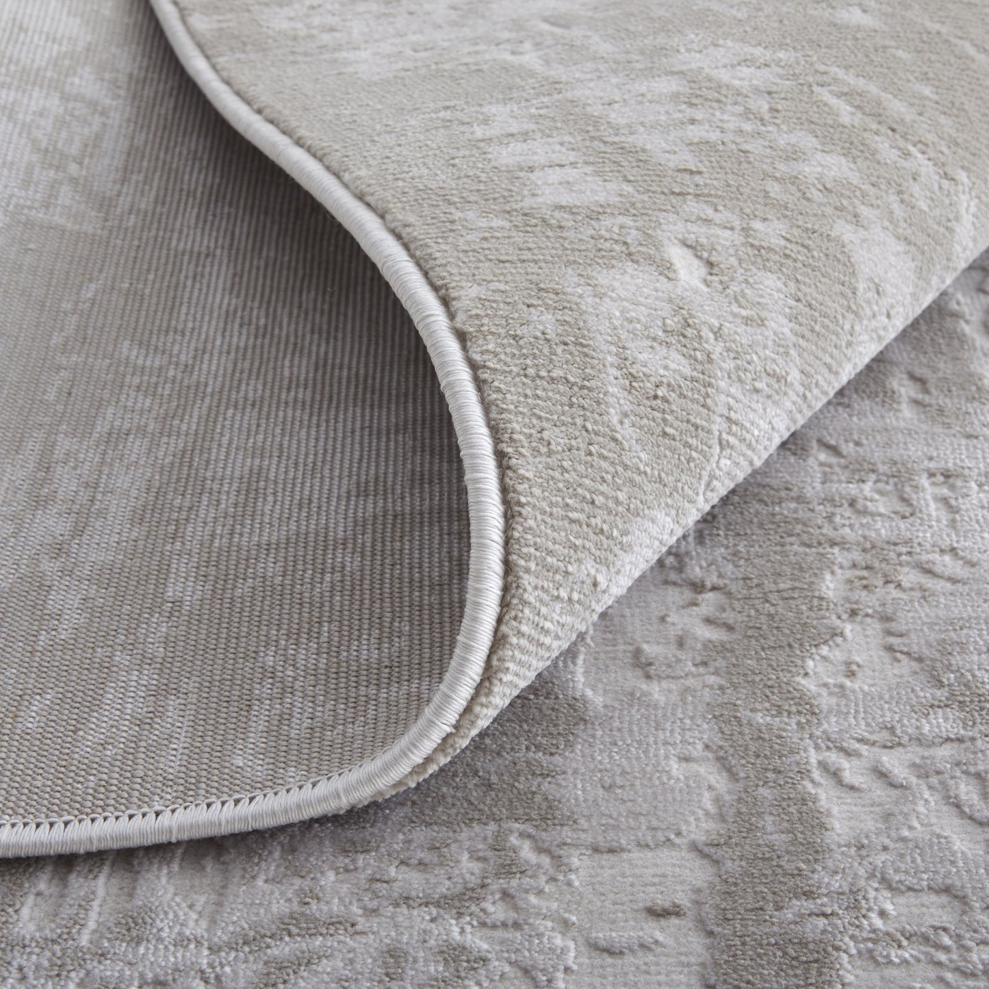 10 x 13 Taupe & Ivory Power Loom Rug