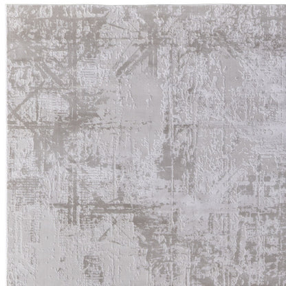 10 x 13 Taupe & Ivory Power Loom Rug