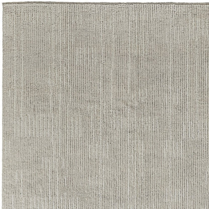 4 x 6 Tan & Ivory Wool Hand Knotted Rug