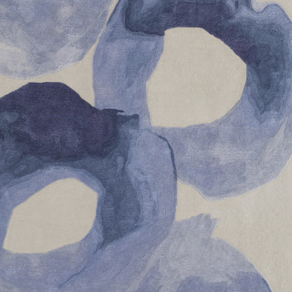 12 x 15 Blue & Ivory Hand Tufted Rug