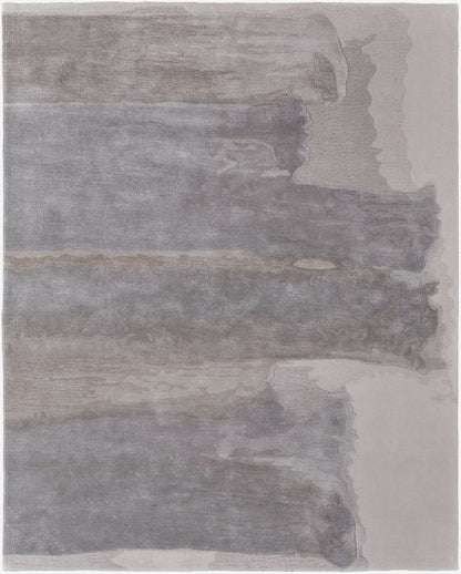 12 x 15 Gray & Ivory Hand Tufted Rug