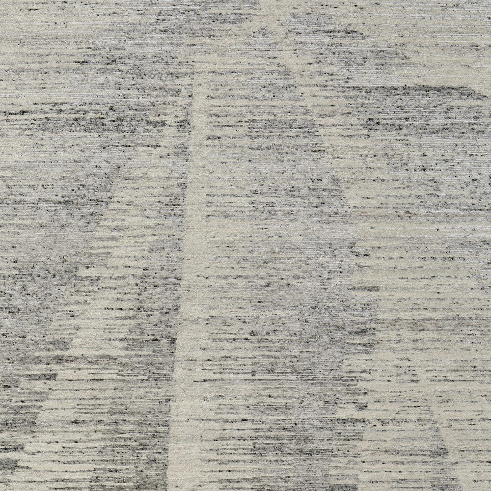12 x 15 Ivory & Gray Hand Knotted Rug