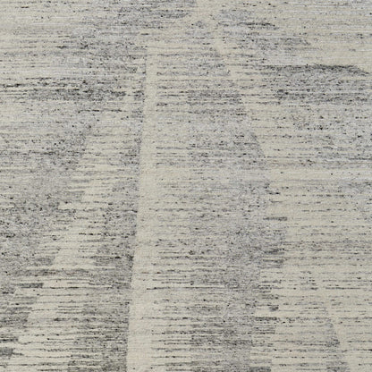 12 x 15 Ivory & Gray Hand Knotted Rug