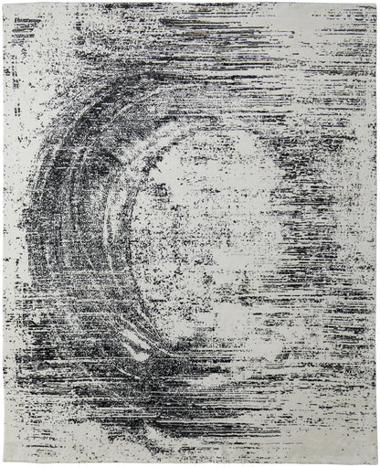 4 x 6 Black & Gray Hand Woven Rug