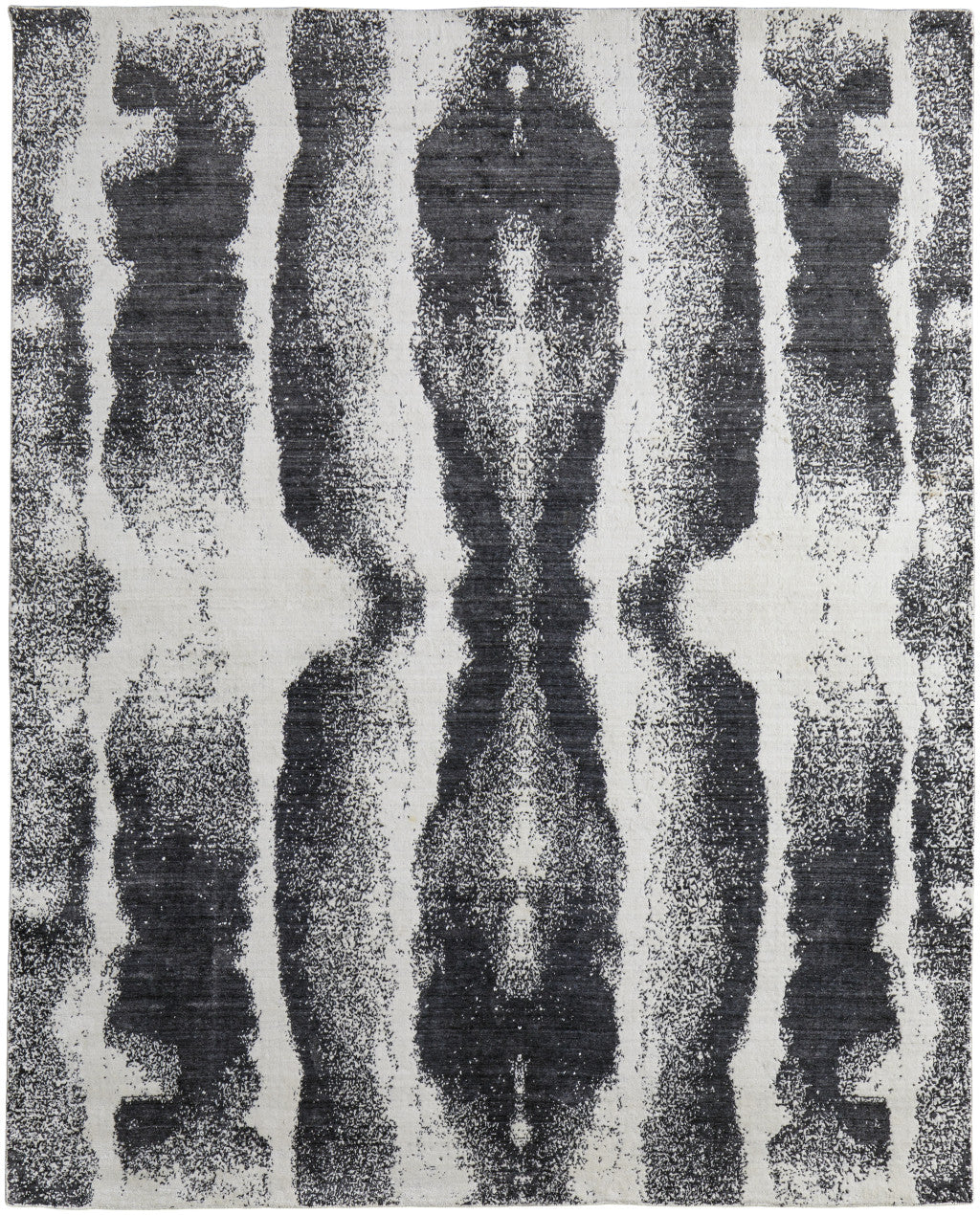 4 x 6 Black & Gray Hand Woven Rug
