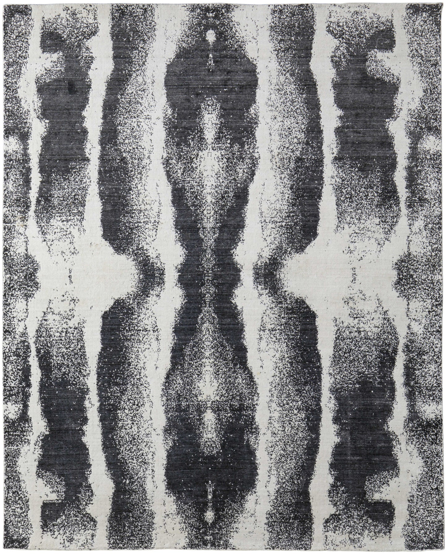 12 x 15 Black & Gray Hand Woven Rug