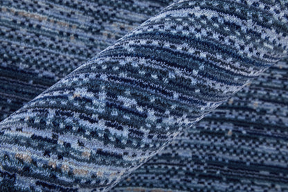 8 x 10 Blue & Gray Power Loom Rug
