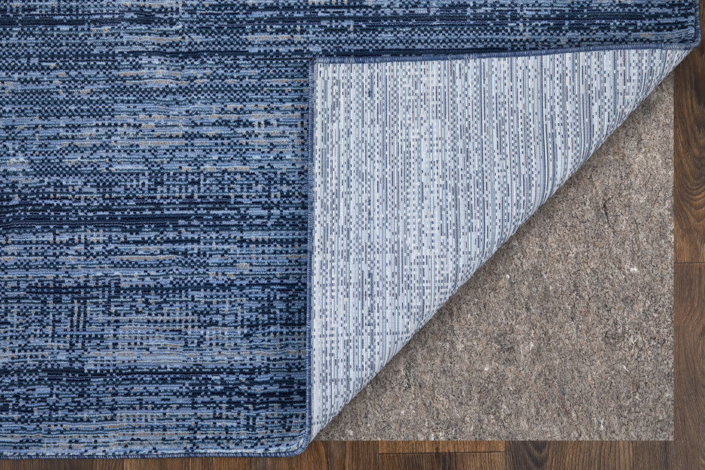 8 x 10 Blue & Gray Power Loom Rug