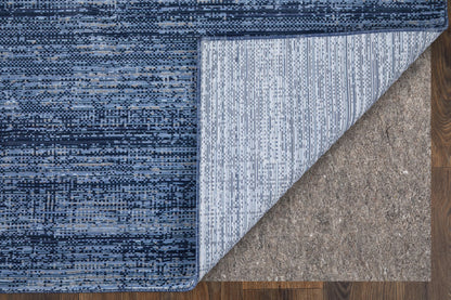 8 x 10 Blue & Gray Power Loom Rug