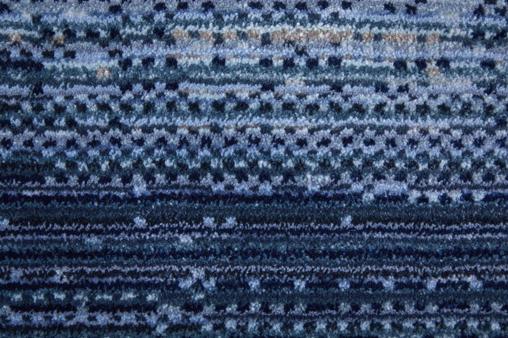 8 x 10 Blue & Gray Power Loom Rug