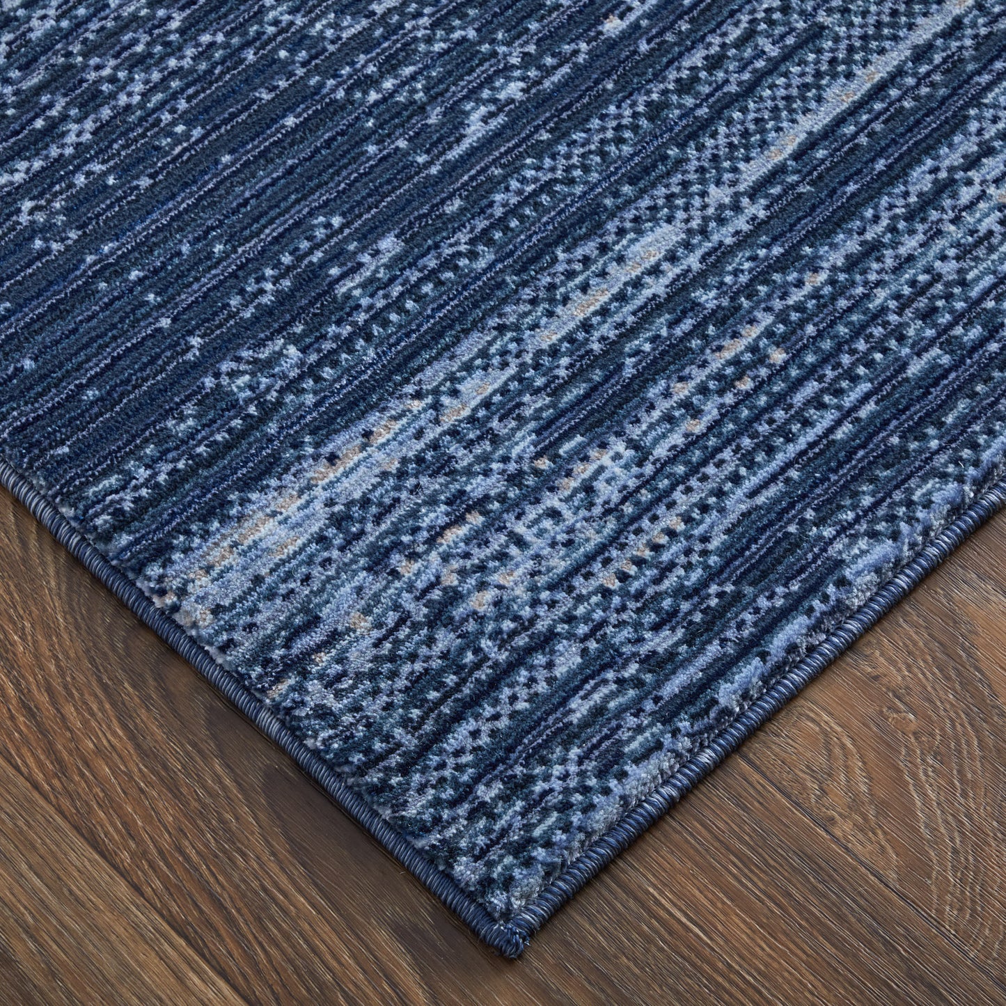 8 x 10 Blue & Gray Power Loom Rug