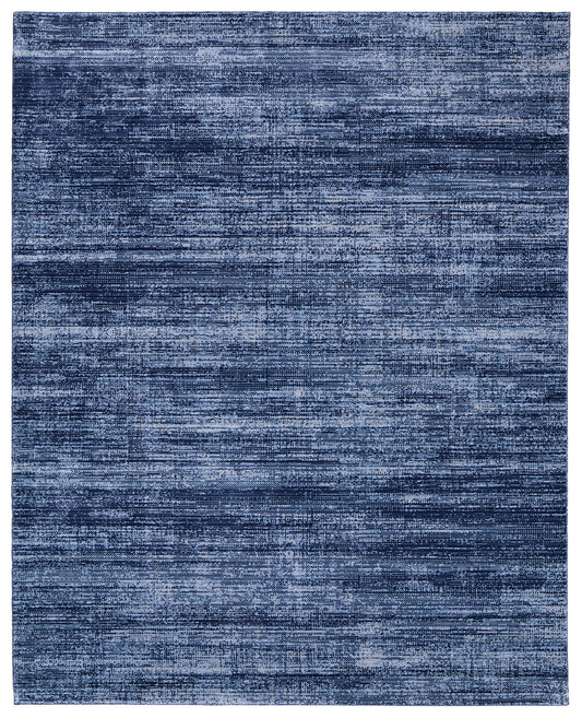8 x 10 Blue & Gray Power Loom Rug