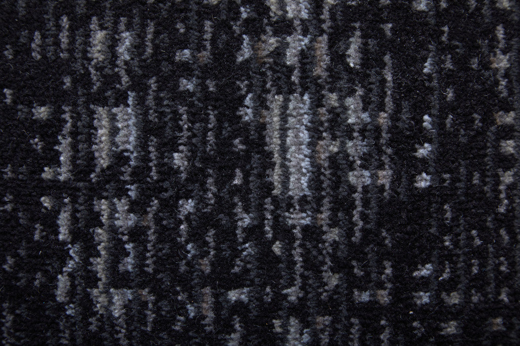 8 x 10 Black & Gray Power Loom Rug