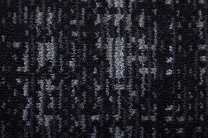 8 x 10 Black & Gray Power Loom Rug