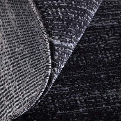 8 x 10 Black & Gray Power Loom Rug