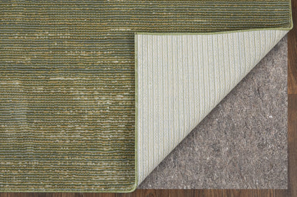 8 x 10 Tan & Green Power Loom Rug