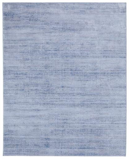 8 x 10 Blue & Ivory Power Loom Rug