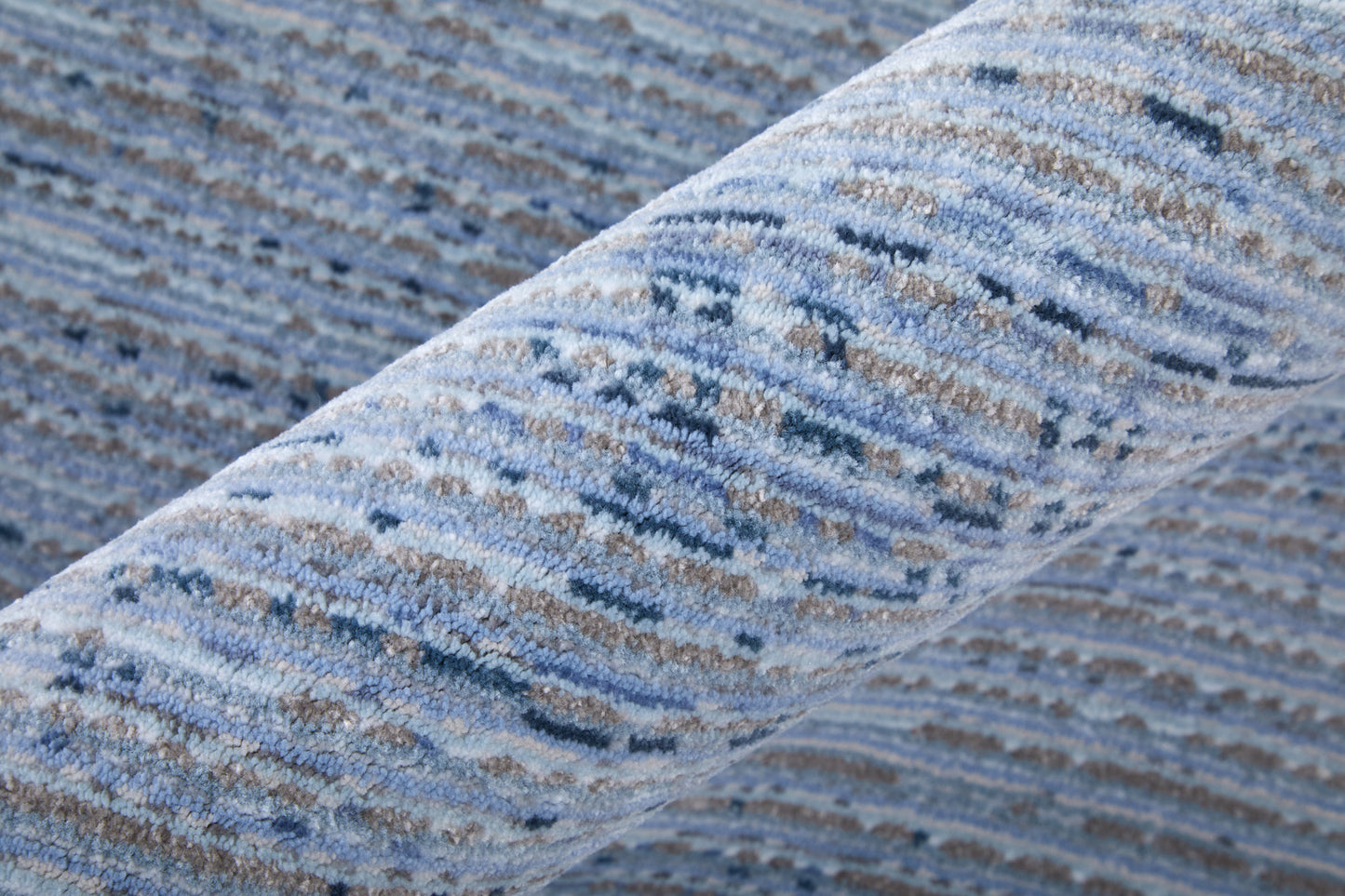 8 x 10 Blue & Ivory Power Loom Rug